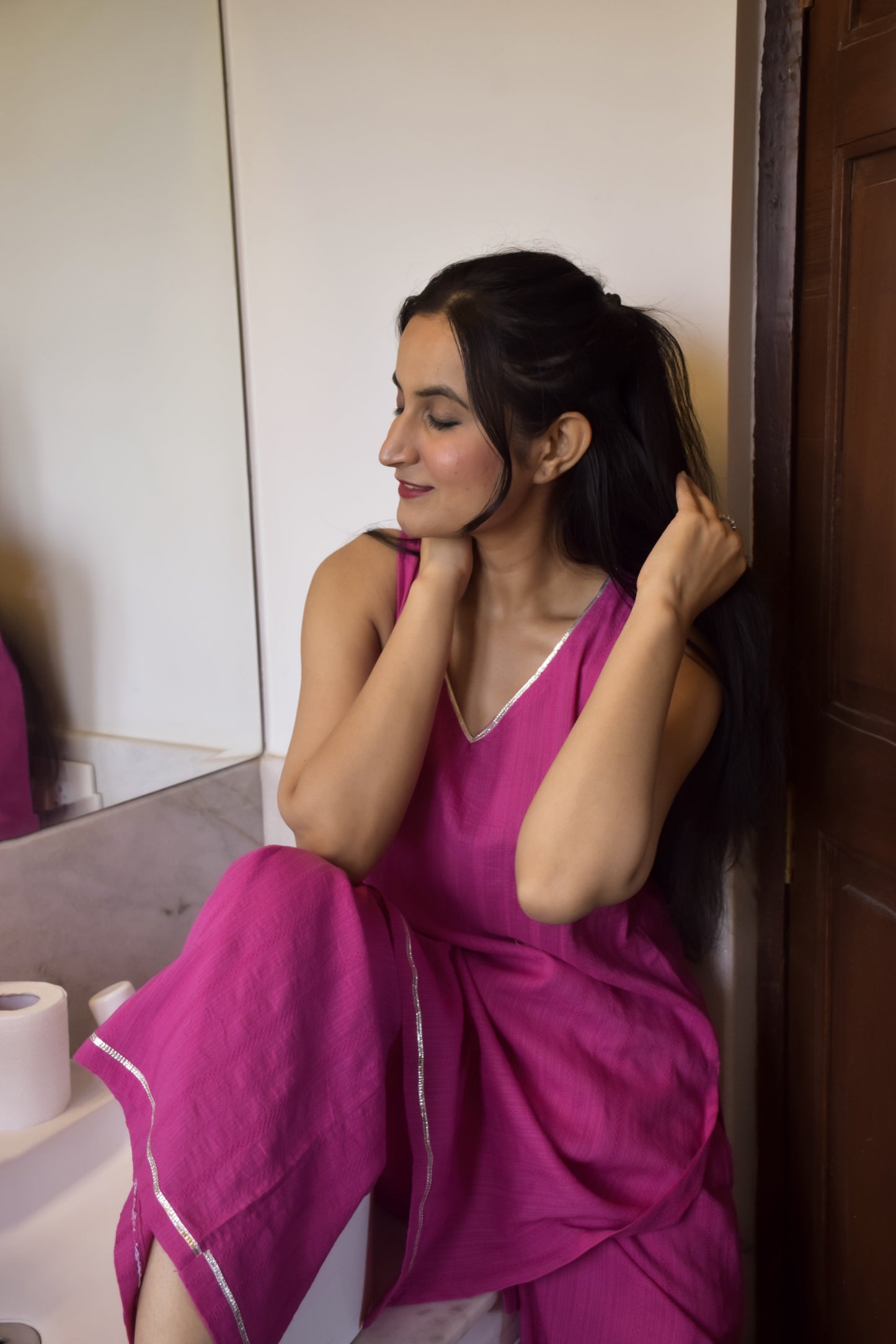 Diana Pink Kurta Set
