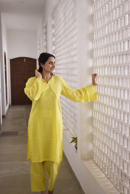 Buttercup Bloom Kurta Set
