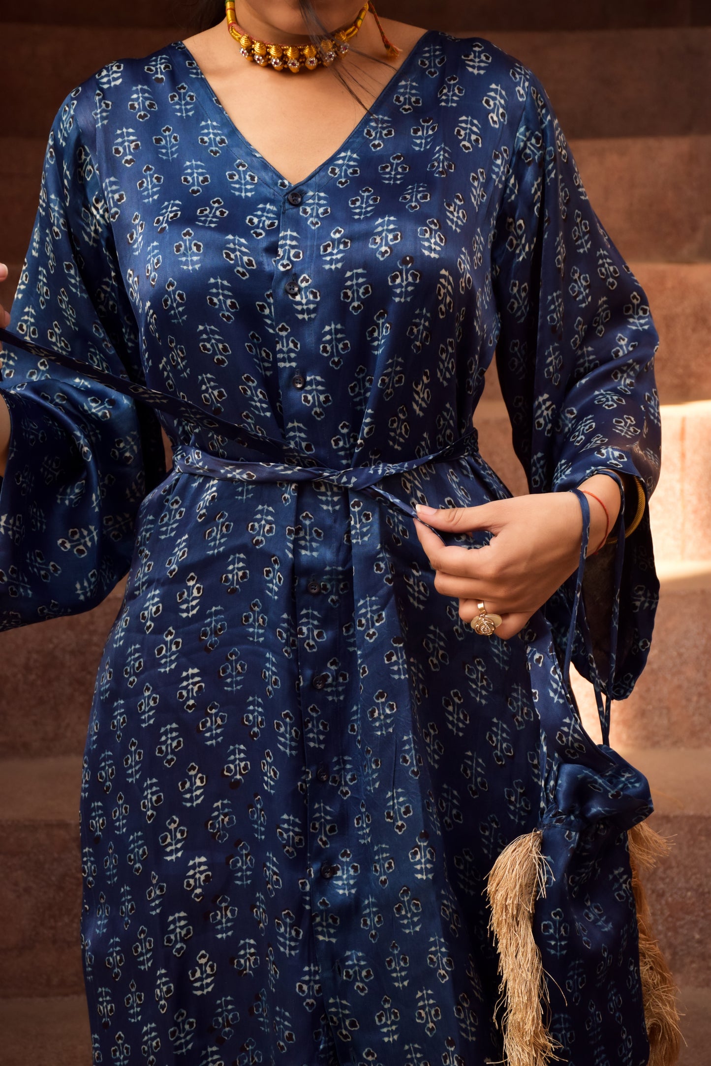 ZAHRA HAND BLOCK PRINTED CO- ORD SET