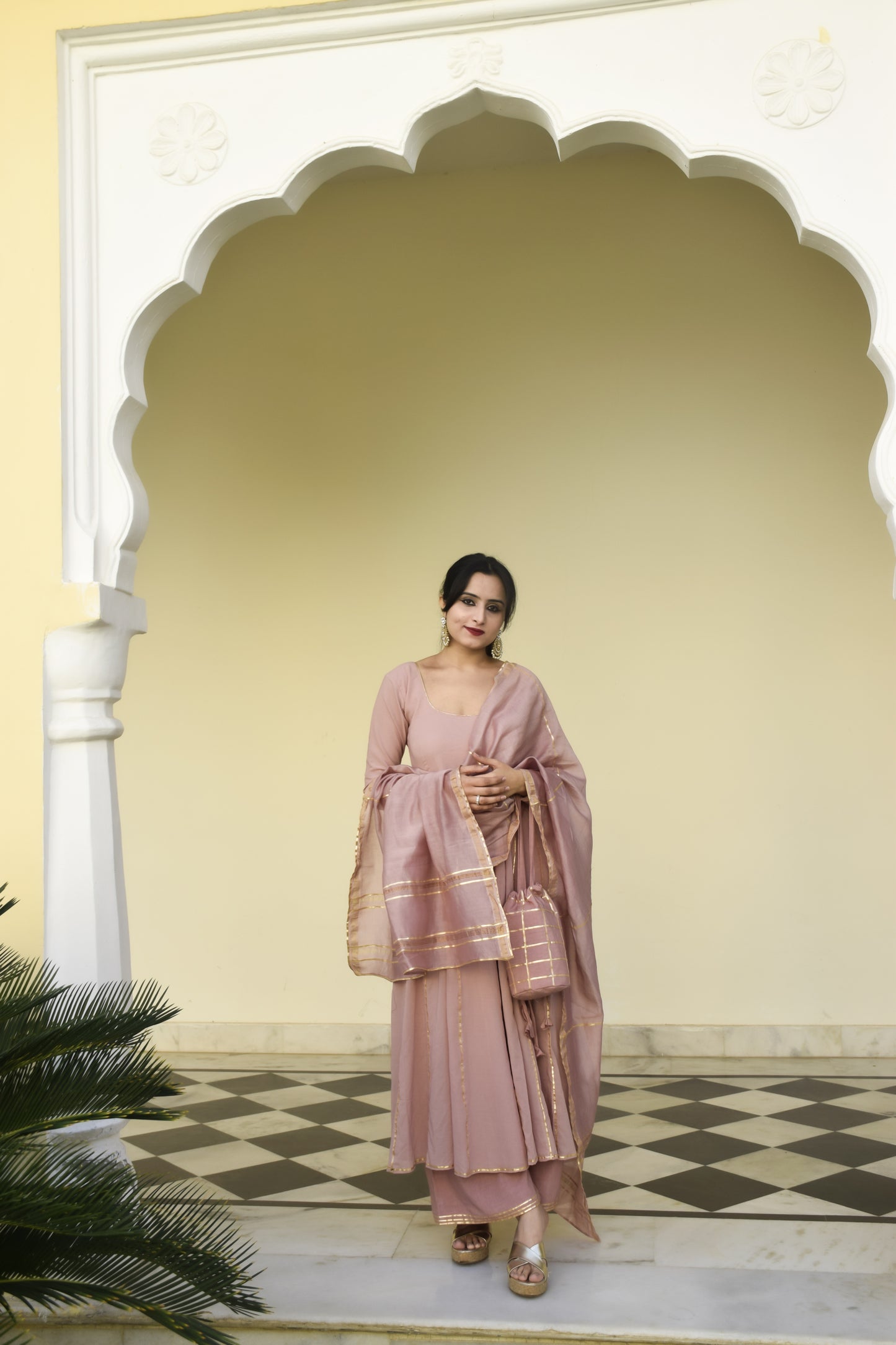 Blush Pink Potli Bag