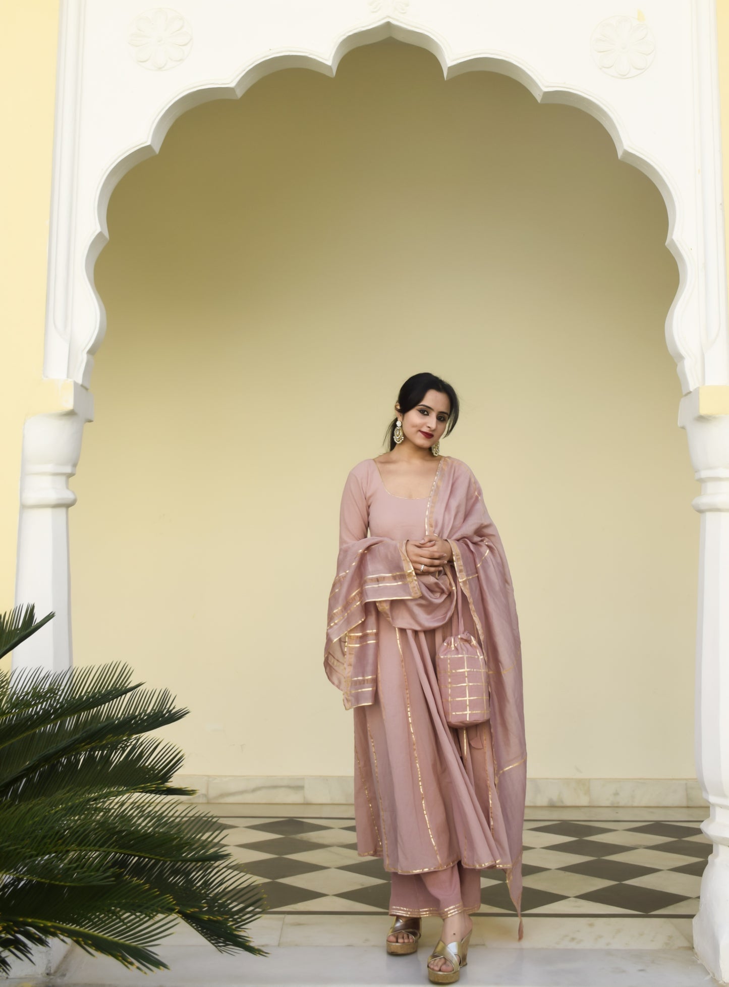 Blush Pink Potli Bag