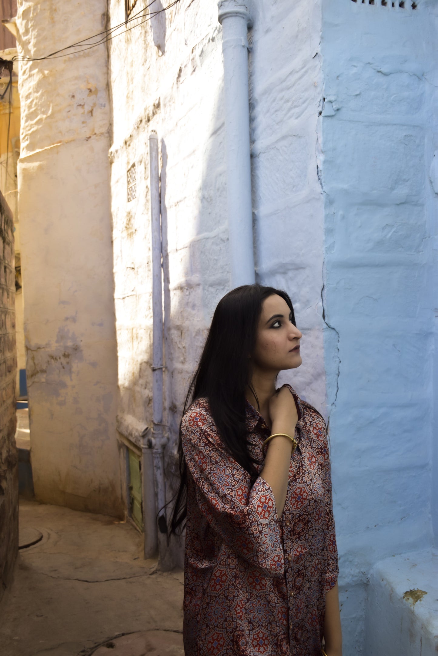Maroon Hand Block Printed Co-ord Set