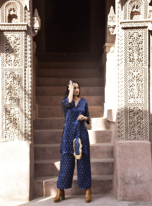 Mehar Hand Block Printed Co-ord Set