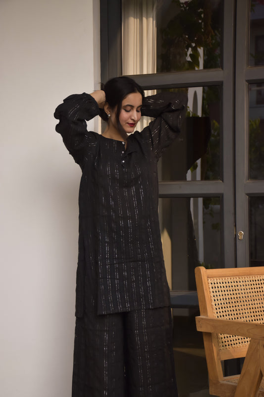 Party wear Black Kurta set
