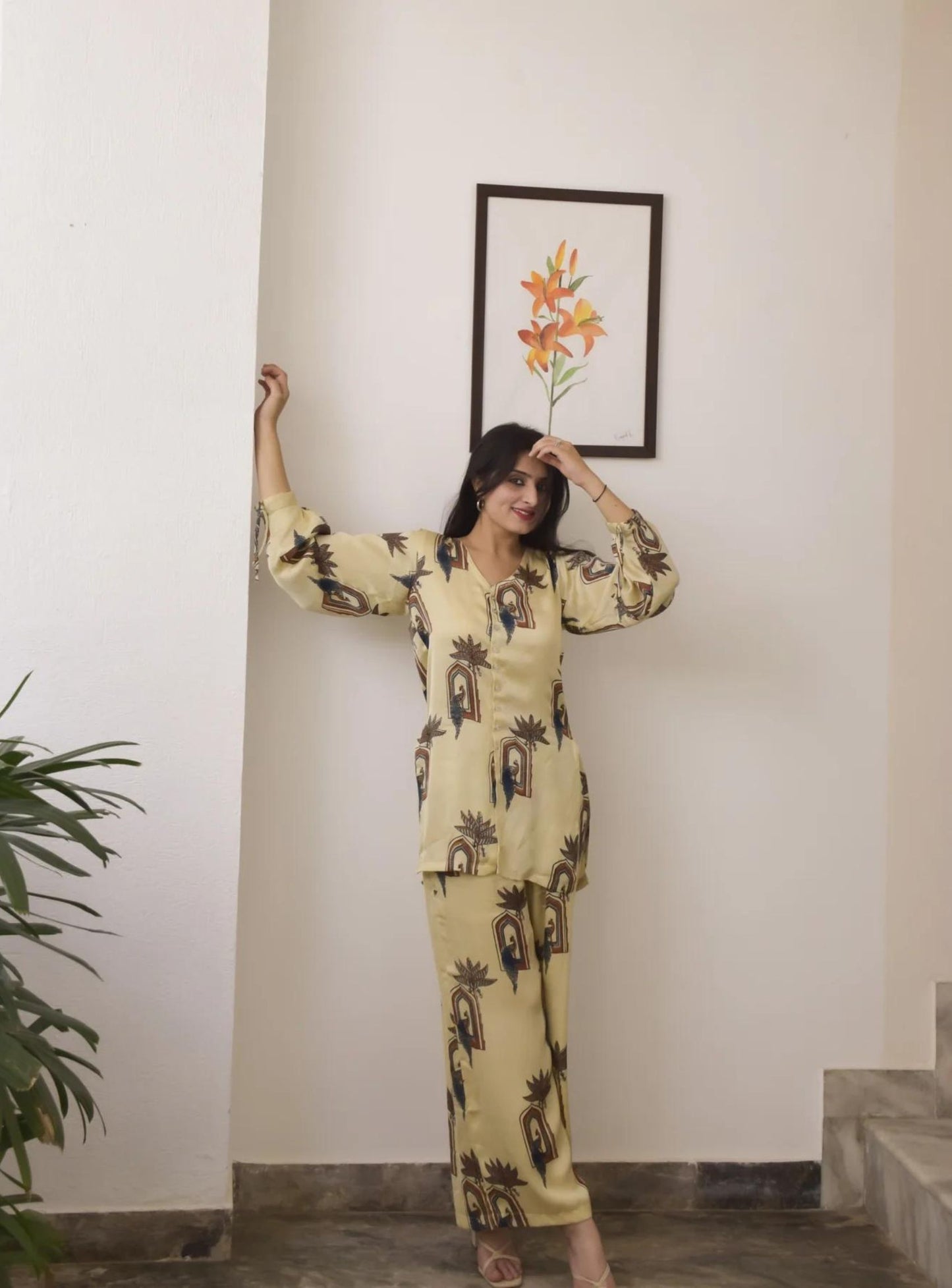 PEACOCK CO-ORD SET