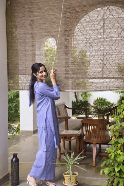 Laura Cornflower Blue Kurta Set